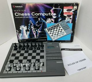Radio Shack Master Chess Computer Electronic Board 64 Levels Queens Gambit