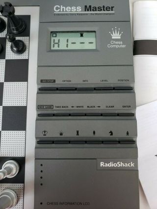 Radio Shack Master Chess Computer Electronic Board 64 Levels Queens Gambit 3