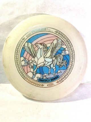 Vintage 1981 Wham - O Frisbee Flying Disc Fantasy Series Pegasus Rainbow