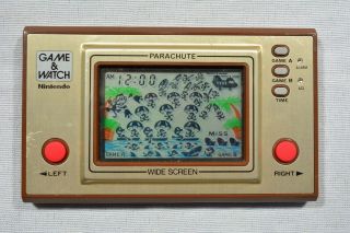Nintendo Game & Watch Parachute Handheld Electronic Wide Screen Pr - 21 1981