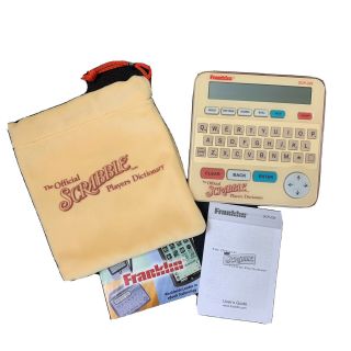 Franklin 1995 The Official Scrabble Players Dictionary Hand Held Scr - 226