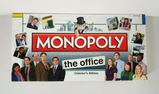 2010 The Office Monopoly Board Game Collectors Edition Based On Tv Series Comedy