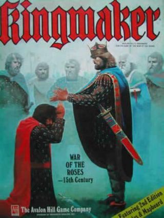 Avalon Hill War Games Kingmaker (2nd Ed) Vg,