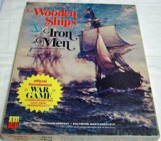 Avalon Hill : Wooden Ships & Iron - Official Bicentennial War Game (40 Unp)