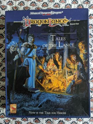 Ad&d ⭐️dragonlance Tales Of The Lance Boxed Set 1992 Tsr 1074 Complete