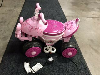 Kid Trax Disney Princess Quad Ride On 6 Volt Pink