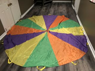 10 Foot Play Parachute For Kids - Multicolored