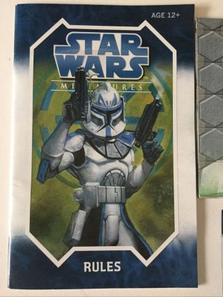 Star Wars Miniatures Game Figures W/cards
