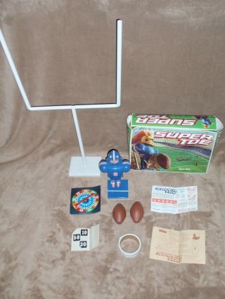 Vintage 1975 Schaper Jock Toe Football Kicking Game Complete W/box