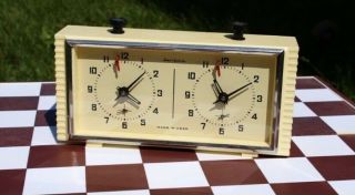 Unique Soviet Ussr Export Variant Vintage Chess ♟ Clock Timer ⏱yantar