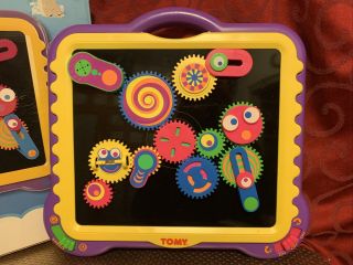 Complete TOMY Game GEARATION GREAT Mechanical Magnetic Gear Board 2
