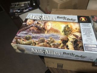 Avalon Hill A&a Axis & Allies Battle Of The Bulge And Pacific
