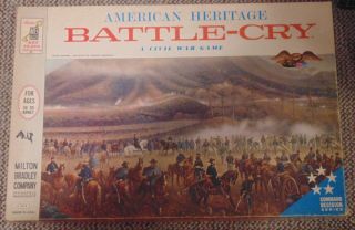 Battle Cry Milton Bradley American Heritage Vintage Board Game Civil War 20