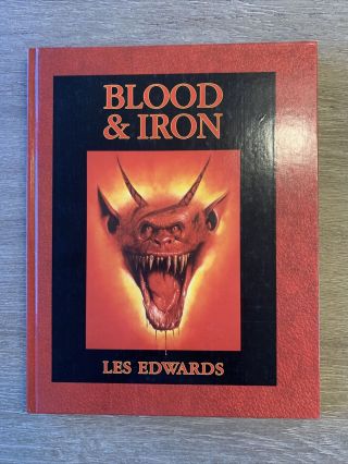 1989 Les Edwards Blood & Iron Artwork Games Workshop Art Book Heroquest Artbook
