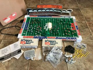 Vtg Tudor Games Nfl Electric Football,  Cowboys Steelers Oilers 49ers 68 Players
