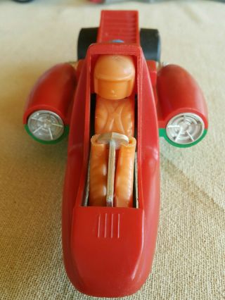 Vintage Space Toy Utopian Car Formula Rocket 70s Plastic Soviet Russia Cccp