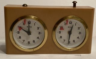 Vintage Bhb Chess Clock Made In Germany