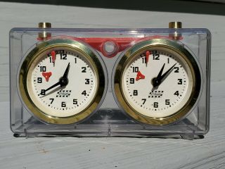 Apf Von Rolland Mechanical Chess Clock Made In Germany,  Owner,  Ex.  Cond.