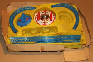 Vintage Battery Operated Alps Tin Spacecraft Ranger Flying Saucer Toy
