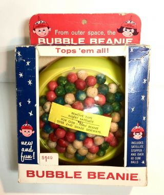 Very Rare - 1950s From Outer Space,  The Bubble Beanie Hat – Gumball Hat - Nos