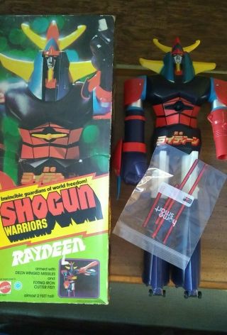 Shogun Warriors Raydeen W/ Box 1976 Mattel No.  9859