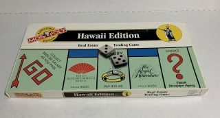 Hawaii Monopoly Game - Usaopoly Hasbro 1996 Complete Pre - Owned