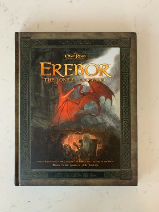 Erebor: The One Ring Rpg Hardcover Art Book Cubicle 7 Out Of Print