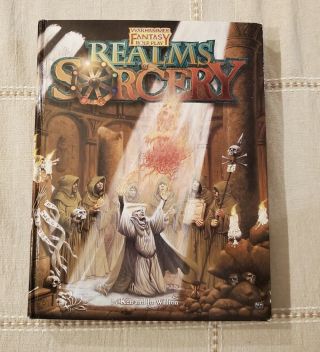 Warhammer Fantasy Roleplay Wfrp Realms Of Sorcery Hard Cover 1st Edition