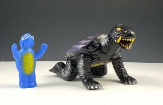 Marmit 2003 Monster Heaven Crawling Gamera Sofubi 9 " W/ Puppet - - Godzilla Kaiju