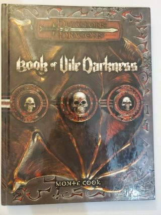 D&d 3e V3.  5 Book Of Vile Darkness Vg/nm Dungeons And Dragons