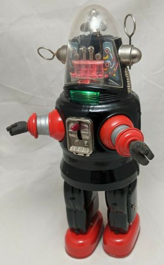 Nomura Mechanized Robby The Robot Tin Battery Operated Tn Japan 1950 13 "