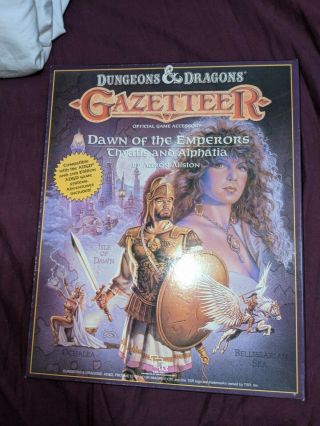 Ad&d Dungeons And Dragons Gazetteer Dawn Of The Emperors 1037 Game Iob