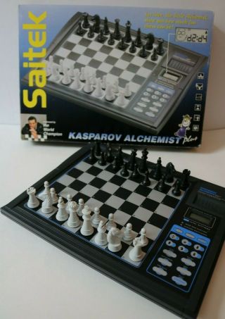 Complete Saitek Kasparov Alchemist Electronic Chess Board