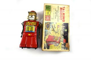 1963 Circa Cragstan - Yowezawa Talking Robot Japanese Toy