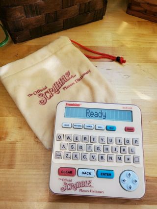 Franklin Scr - 226 The Official Scrabble Players Dictionary With Bag