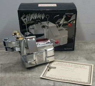 Chromo The Space Dog Limited Edition Schilling Rover Robot Wind Up Tin 90s