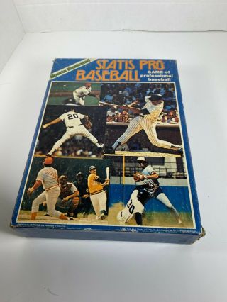 1981 Sports Illustrated Statis Pro Baseball Game Ah Most Unpunched