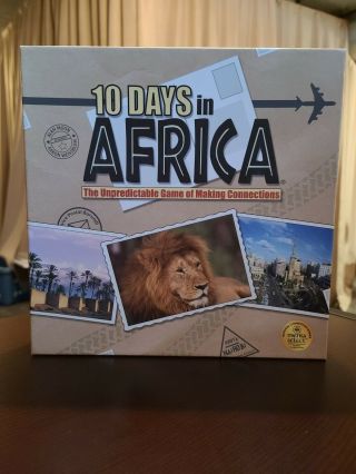 10 Days In Africa Travel & Geography Board Game - 100 Complete