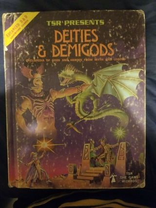 Advanced Dungeons And Dragons : Deities & Demigods (1980) 144 Pages