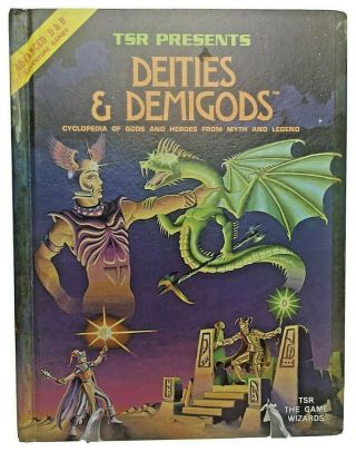 Ad&d Deities And Demigods Advanced Dungeons And Dragons Tsr 2013 128 Pages
