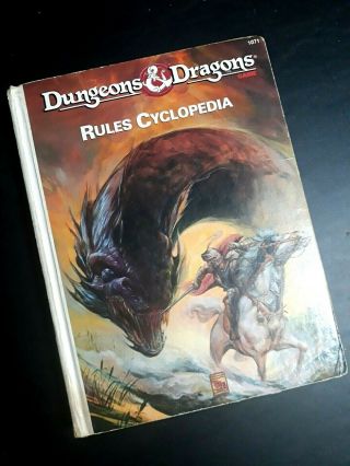 Dungeons & Dragons: Rules Cyclopedia D&d Game Guide Tsr 1071 Hardback Book Hb