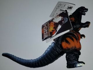Bandai Movie Monsters Burning Godzilla 1995 W/ Tag 6 " Vinyl Figure 2001