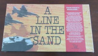 1991 A Line In The Sand War Game Desert Storm Gulf War Sadam Bush Tsr