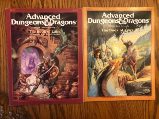 The Book Of Lairs I & Ii Dungeons & Dragons 1st Edition Ref3 & Ref4