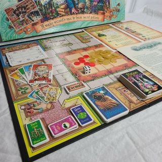 Vintage Elixir Three Wishes Wizard Role Playing Strategy Board Game TSR 1990 2