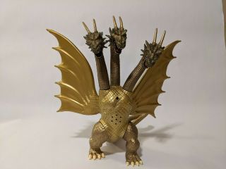 Ghidorah Gold 1994 10 " Trendmaster Statue - Roar Version