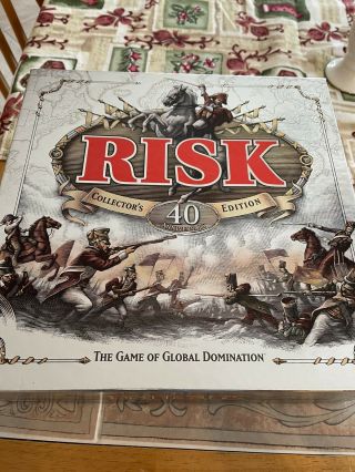 Risk 40th Anniversary Collectors Edition 1999.  Never Played.