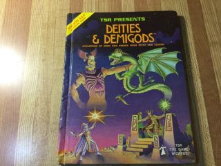 Ad&d Dungeons & Dragons Deities & Demigods 128 Pages Tsr,  Bonus