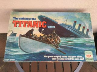 Vintage 1976 Ideal The Sinking Of The Titanic Board Game 95 Complete Read