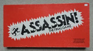 Assassin The Final Game Vintage 1980,  Complete,  Components,  Unpunched